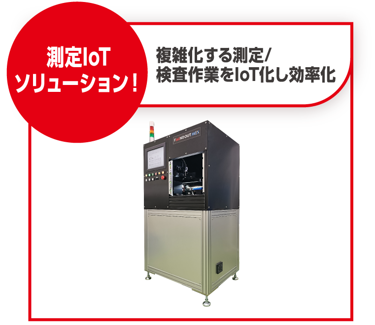 測定IoTソリューション！ 複雑化する測定/検査作業をIoT化し効率化